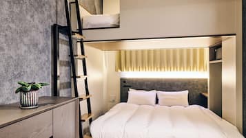 1 habitación y ropa de cama de alta calidad