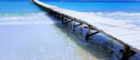 Na praia
