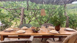 Outdoor dining - Can PeÑes - Country House With Private Pool (Andratx, Illes Balears)
