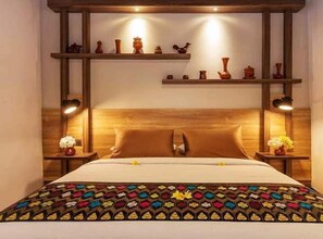 Deluxe Double Room, Garden View | Desk, laptop workspace, free WiFi - Village ViBES Lombok (Kuta)