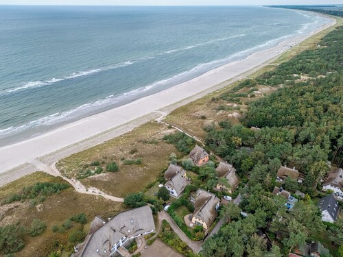 Villa Kormoran for up to 10 people with its own beach chair directly behind the D