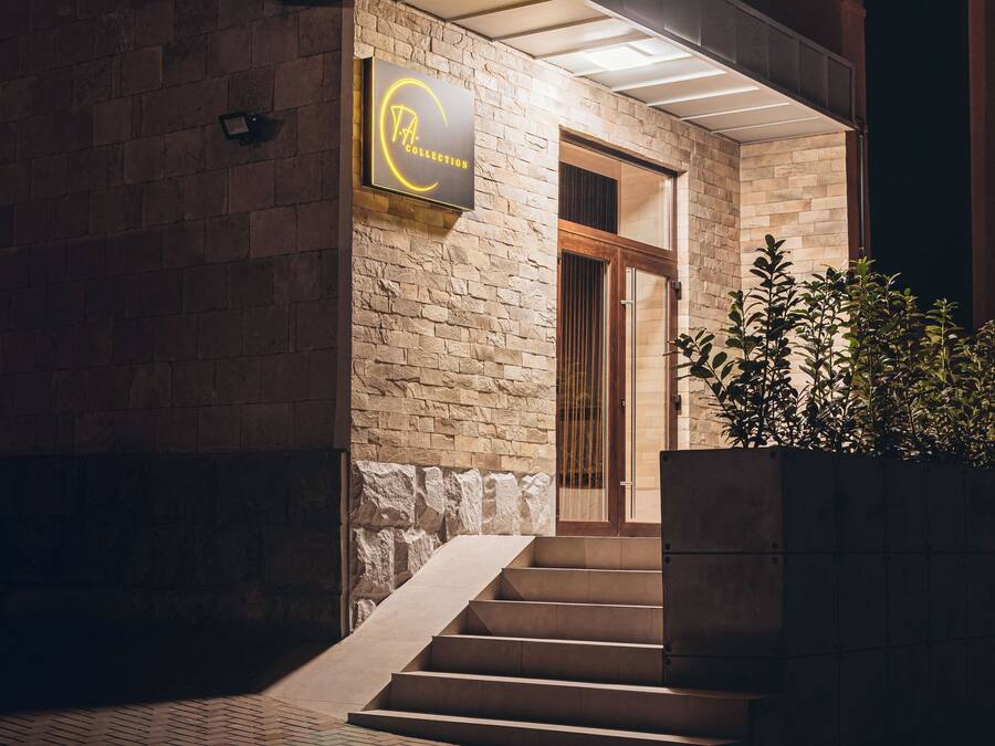 Front of property – evening/night