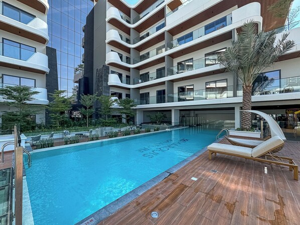 Außenpool, beheizter Pool