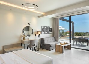 Suite Luxe, piscine privée, vue mer