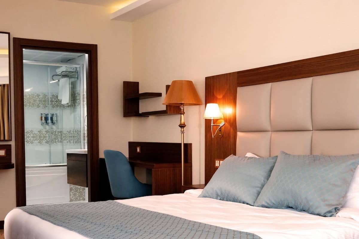 Rom – president | Sengetøy i egyptisk bomull, sengetøy av topp kvalitet og minibar