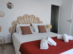 2 bedrooms, iron/ironing board, travel crib, free WiFi