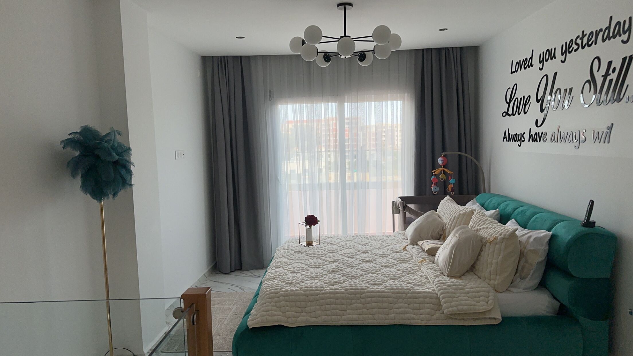 4 bedrooms, iron/ironing board, travel cot, WiFi