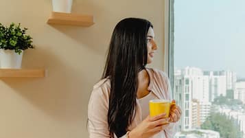 Desk, laptop workspace, iron/ironing board, free WiFi