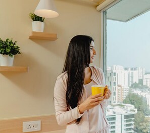 書桌、手提電腦工作空間、熨斗/熨衫板、免費 Wi-Fi