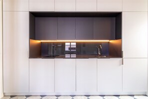 Apartment (2 Bedrooms) | Eigene Küche | Kühlschrank, Mikrowelle, Herdplatte, Espressomaschine