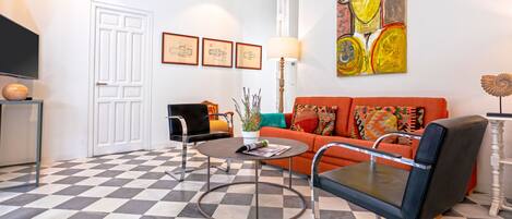 Leilighet (2 Bedrooms) | Oppholdsområde | TV