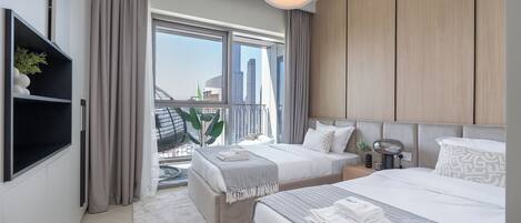 2 bedrooms, desk, iron/ironing board, free WiFi