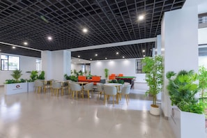 A modern indoor space with a pool table, seating area, and potted plants. - Leshwa Delight by YourHost 1B Kileleshwa (Nairobi)