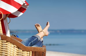 Tæt på stranden