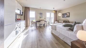 1 Schlafzimmer, Bügeleisen/Bügelbrett, kostenloses WLAN, Bettwäsche