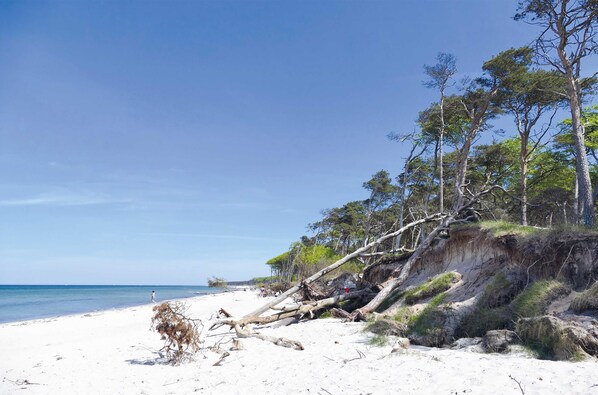 Vlak bij het strand