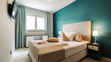 2 Schlafzimmer, Bügeleisen/Bügelbrett, kostenloses WLAN, Bettwäsche