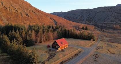 Lodge Borgarbrekka in LĂłn, South East of Iceland.