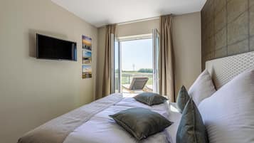 1 Schlafzimmer, BĂŒgeleisen/BĂŒgelbrett, kostenloses WLAN, BettwĂ€sche