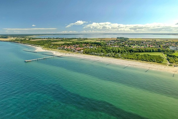 Vlak bij het strand