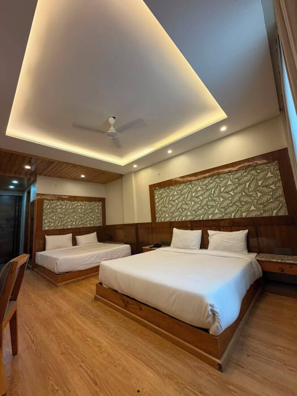 Family Room | Egyptian cotton sheets, premium bedding, memory foam beds, desk