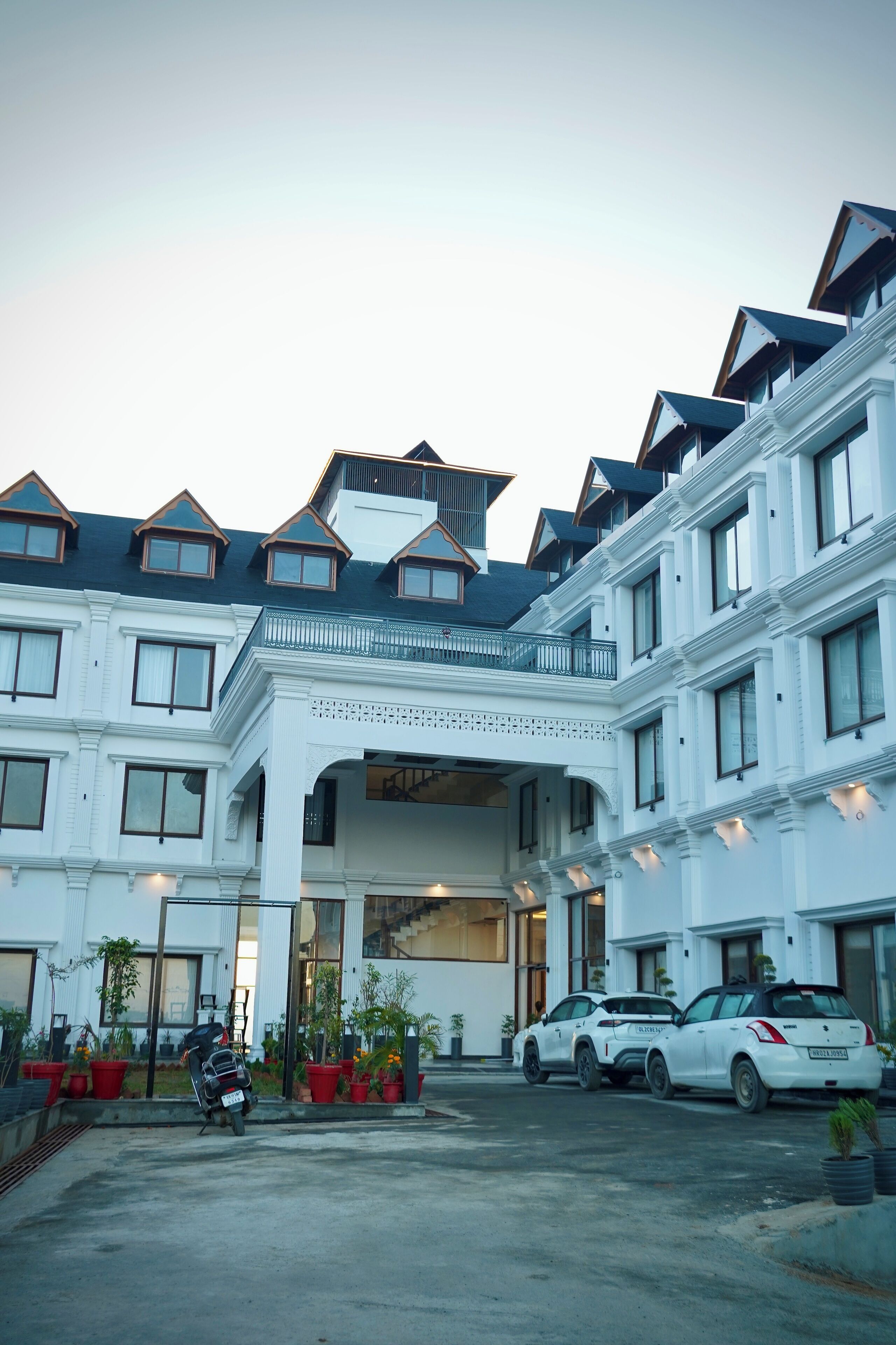 Voorkant van accommodatie