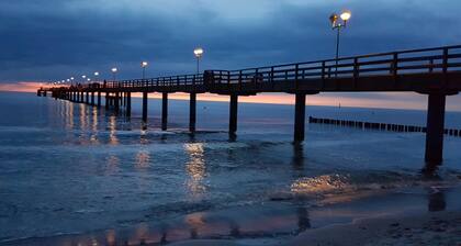 5-star vacation apartment Dünenidylle with a fantastic view of the Saaler Bodden