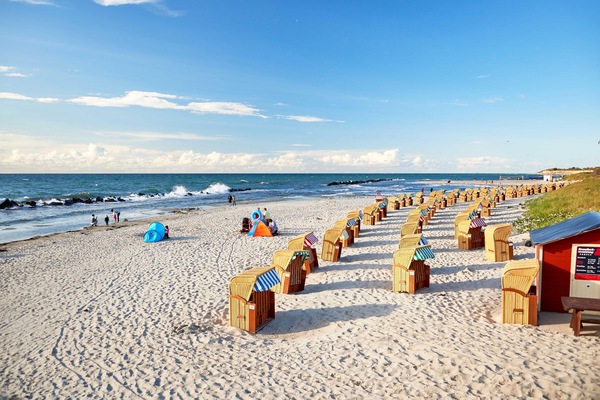 Vlak bij het strand