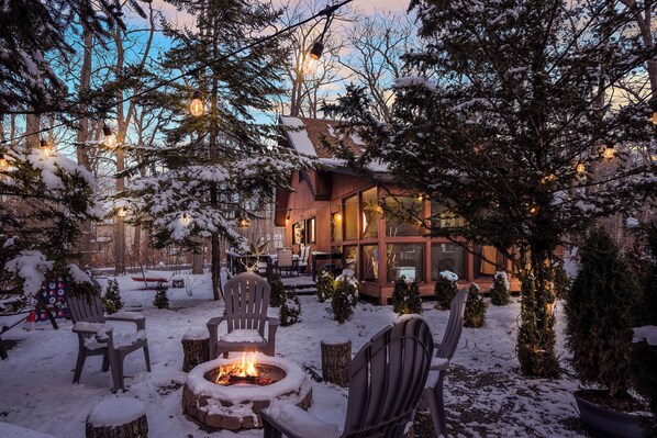 House (2 Bedrooms) | Interior - Private Hot Tub & Game Room: Pocono Family Cabin! (Tobyhanna)