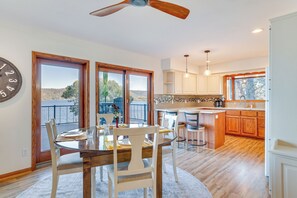 House (3 Bedrooms) | Interior - Dock & Views: Waterfront Home in Wabasha! (Wabasha)