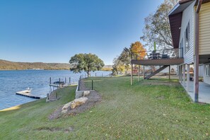 House (3 Bedrooms) | Interior - Dock & Views: Waterfront Home in Wabasha! (Wabasha)