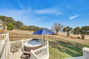 Front of property - 300 Feet to Lake Texoma: Modern Home w/ Deck! (Kingston)