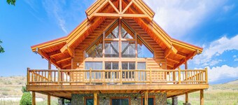 Nordic Style Lodge w/ Deck on 80 Acres in Arlee