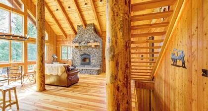 Nordic Style Lodge w/ Deck on 80 Acres in Arlee
