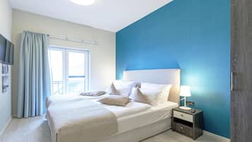 2 chambres, fer et planche Ă  repasser, Wi-Fi gratuit, draps fournis