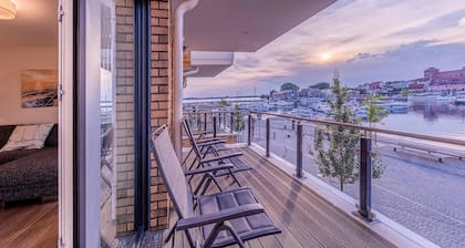 4-star vacation apartment MĂŒritz Charme in the harbor residence Waren (MĂŒritz)