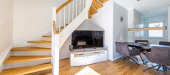 Modern vacation apartment SeeGlück in the island town of Malchow
