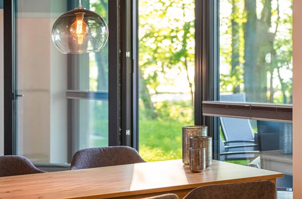 Dining - 5 star vacation apartment Lotusblume on Lake Krakow (Krakow am See)