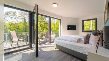 2 slaapkamers, een strijkplank/strijkijzer, gratis wifi, beddengoed