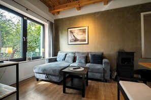 TV, fireplace, stereo