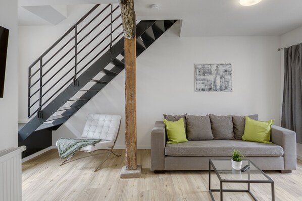 TV - Maisonette city apartment for 2-4 people in the heart of Malchow (Malchow)