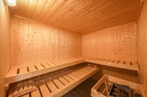 Sauna - Vacation apartment Casa Castagno in the countryside (Alt Schwerin)