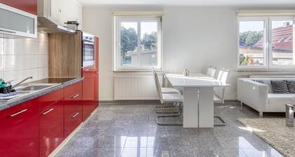 Sunshine vacation home with spacious garden, fireplace and private sauna