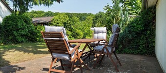Vacation apartment Strandgut on Lake Malchow with garden