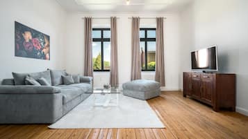 TV, fireplace, stereo