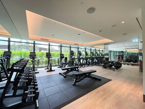 Fitness facility - Address Residences Dubai Opera - Burj Khalifa City Views 2 & 3-Bedroom Apartment 1 minute walk to Burj Khalifa, Dubai Mall, Dubai Fountain by Heaven Crest (Dubai)