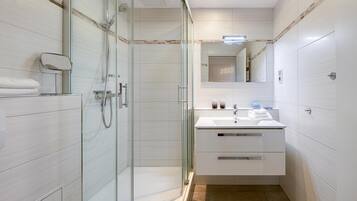 Shower, hair dryer