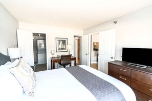 1 Schlafzimmer, Schreibtisch, Bügeleisen/Bügelbrett, WLAN