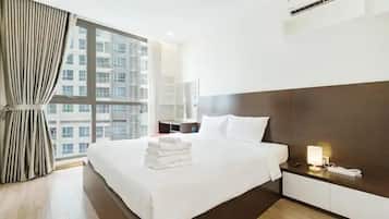Apartamento familiar, balcón, vistas a la ciudad | Vistas desde la habitación