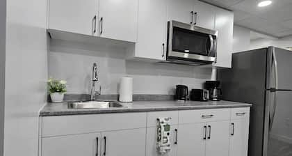 Modern Basement suite with seperate entrance close to grocery, restaurant & mall